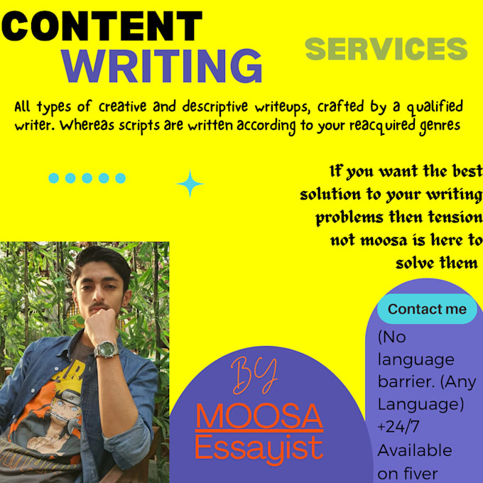 Gig Preview - Craft creative writing and descriptive scripts