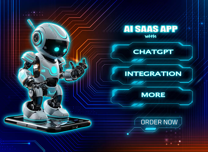 Gig Preview - Our agency will build your ai saas web app with chatgpt integration and more