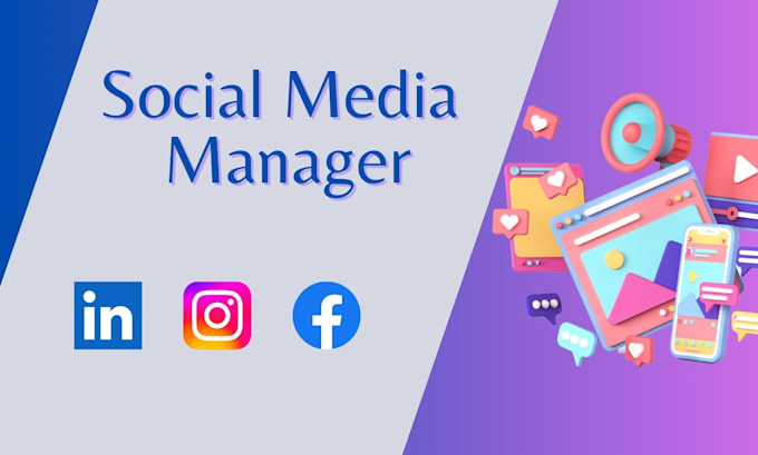 Gig Preview - Be your social media manager