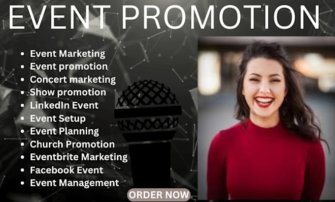 Gig Preview - Do successful targeted event promotion, show promo, concert marketing, webinar