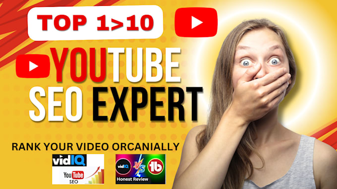 Gig Preview - Be your youtube video SEO expert and channel manager