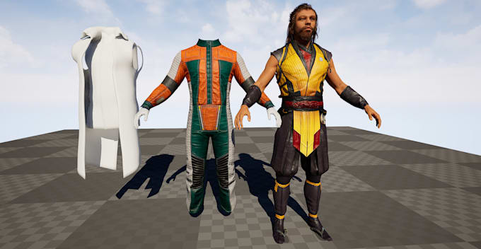 Gig Preview - Design unreal engine custome character for your game