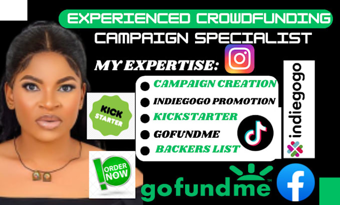 Gig Preview - Do equity crowdfunding campaign creation campaign promotion on wefunder