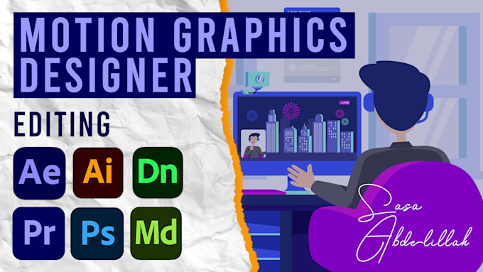 Gig Preview - Make a professional motion graphics to your project