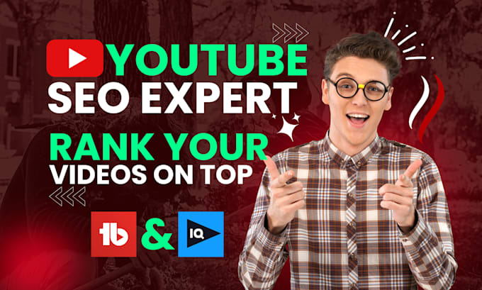 Gig Preview - Be your best youtube video SEO expert, you tube channel manager for viral growth