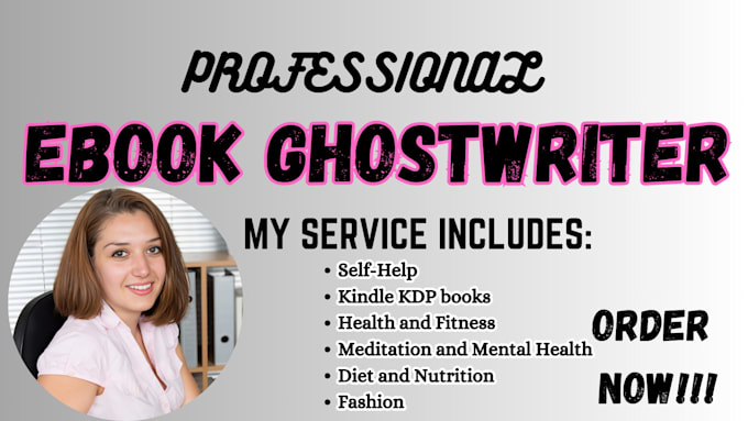 Bestseller - ghostwrite your nonfiction ebooks as ebook ghostwriter