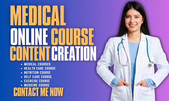 Bestseller - create online course content, medical training, lms video course,course creation