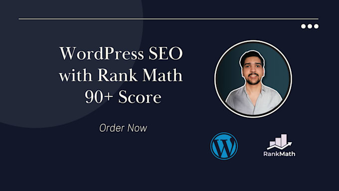 Gig Preview - Do wordpress on page SEO using rank math and score 90 plus