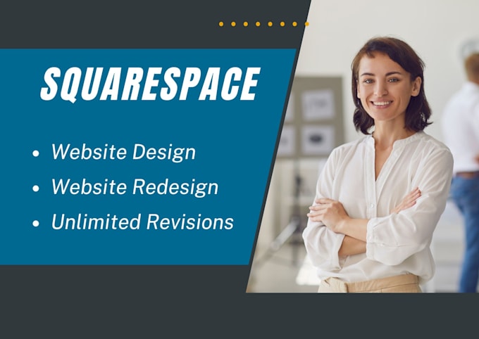 Gig Preview - Do website development, squarespace design, build, and redesign your website