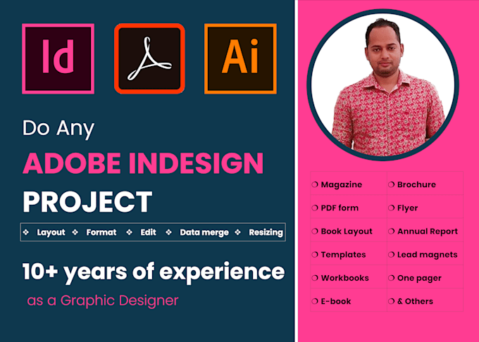 Gig Preview - Do any adobe indesign project work