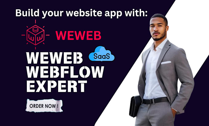 Gig Preview - Build weweb web app  webflow, bubble io, bubble saas weweb io bubble