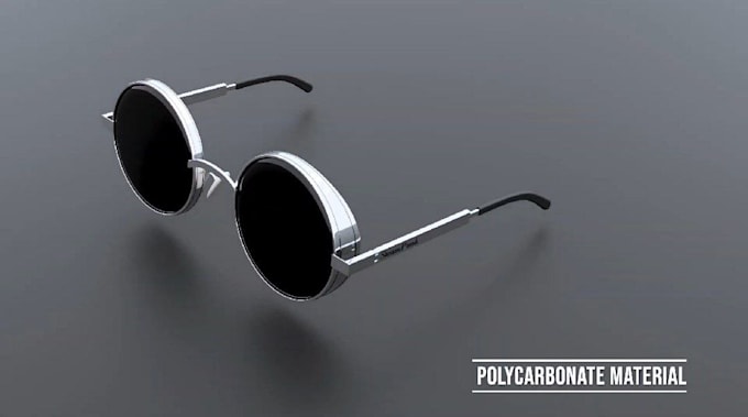 Gig Preview - Create 3d sunglass animation, 3d sunglass design, 3d cgi sunglass eyewear render