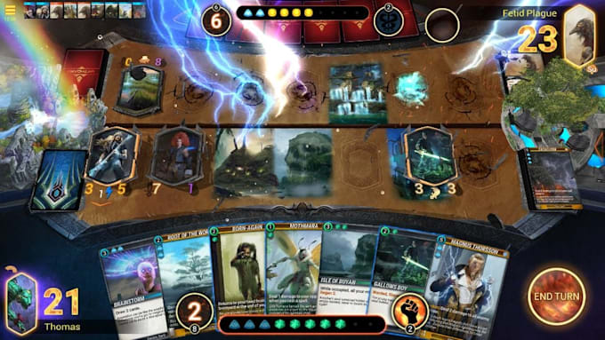 Gig Preview - Develop unity card game trading card game tabletop card game board game rpg