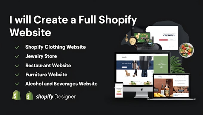 Bestseller - do full shopify website creation full website creation