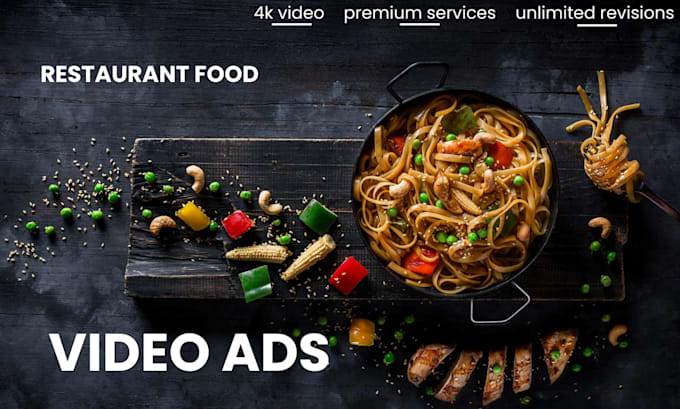 Gig Preview - Do restaurant marketing, food promo, food video editing, food poster