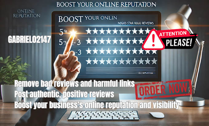 Gig Preview - Professionally do online reputation management, ORM and remove bad refiews