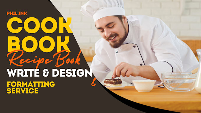 Gig Preview - Write,  format and design a best seller cookbook recipe book for amazon kdp