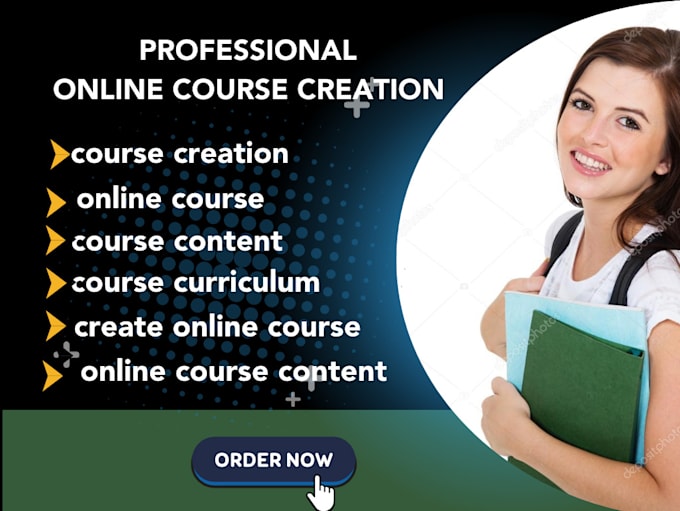 Gig Preview - Do online course creation course curriculum training manual course content