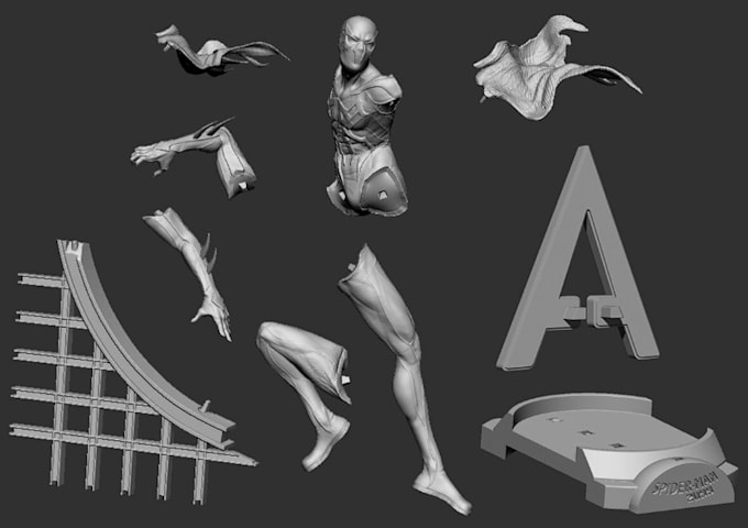 Gig Preview - Cut and key 3d ,fix stl file for print,3d toys, digital sculpture, action figure