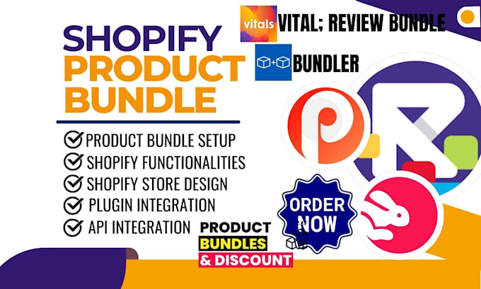 Gig Preview - Setup shopify product bundle vital unlimited fast bundler zoorix wide pumber app