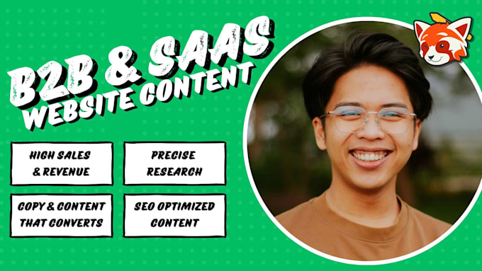 Gig Preview - Write b2b and saas website content and SEO blog articles