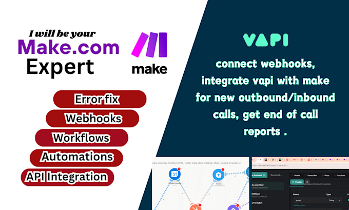 Bestseller - fix make com errors  set up make com automation integromat vapi ai