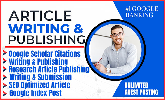 Gig Preview - Write and publish research article on ranked google scholar journal citations