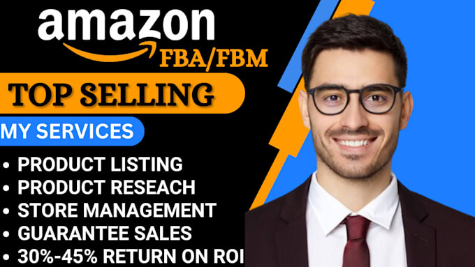 Gig Preview - Do amazon fba, product listing, virtual assistant, amazon fbm, amazon store