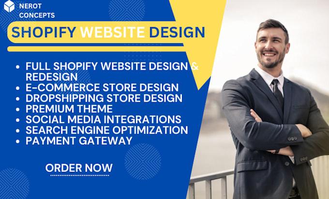 Bestseller - design, redesign shopify website and redesign shopify dropshipping store