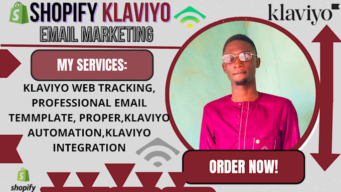 Gig Preview - Do klaviyo flows setup, ecommerce marketing, klaviyo email marketing for shopify