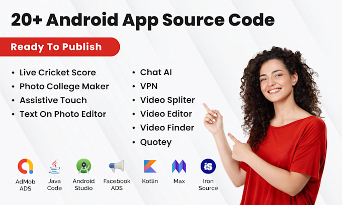 Gig Preview - Provide 20 plus android app source code with latest sdk 34