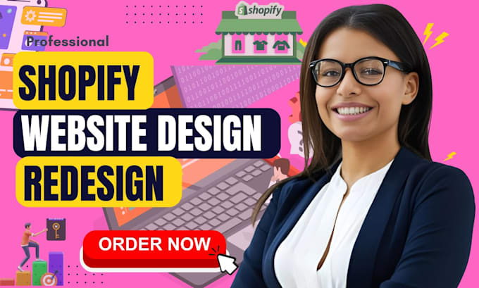 Gig Preview - Create shopify website shopify website redesign shopify dropshipping store