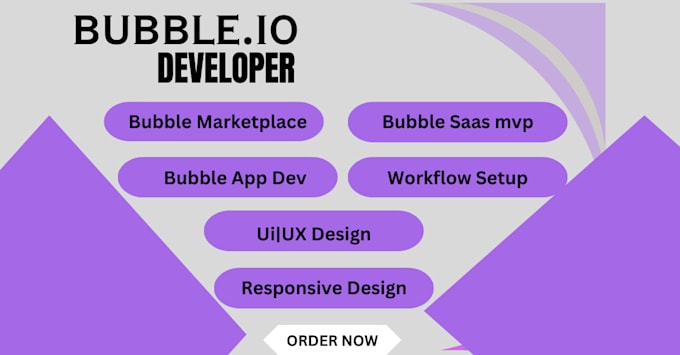 Gig Preview - Develop bubble io bubble marketplace bubble saas mvp bubble app bubble website