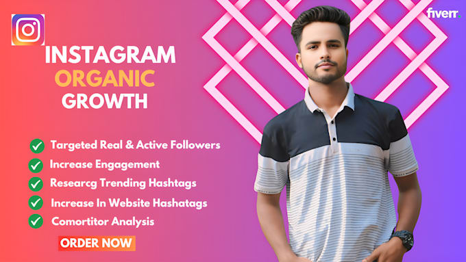 Gig Preview - Do instagram marketing for super fast organic instagram growth