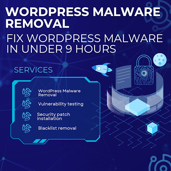 Gig Preview - Fix wordpress malware in under 9 hours