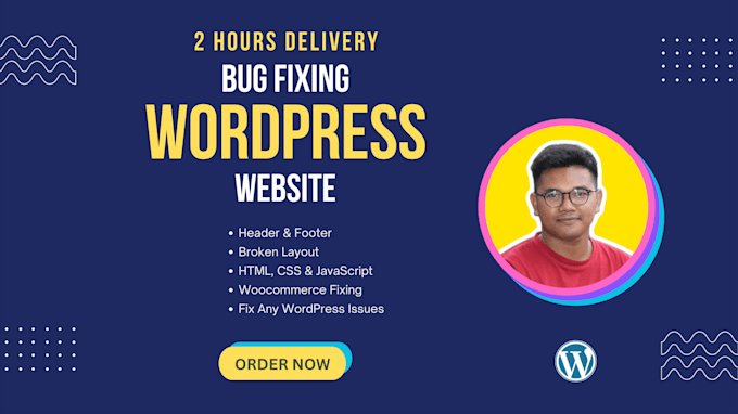 Gig Preview - Fix any wordpress errors, broken layout, CSS issues customize website