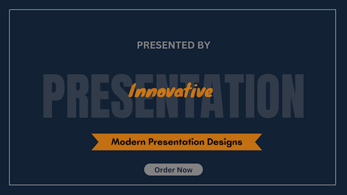 Gig Preview - Design powerpoint ppt presentation or investor pitch deck design