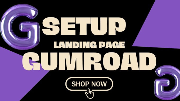 Gig Preview - Setup gumroad store sales page