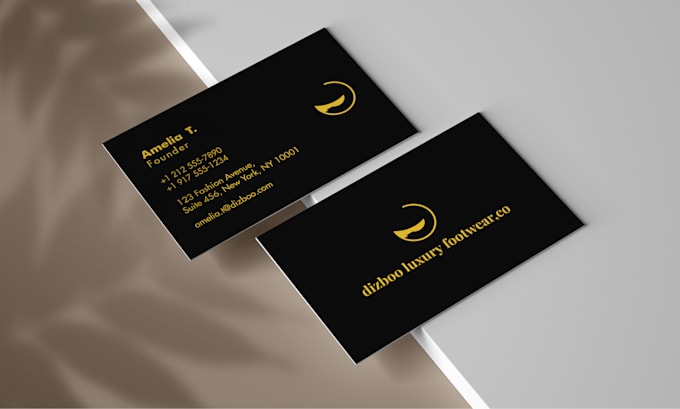 Gig Preview - Design professional luxury and minimal business cards