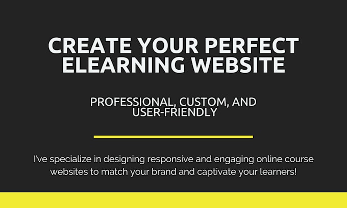 Gig Preview - Create your lms website or setup online course website in learnworlds