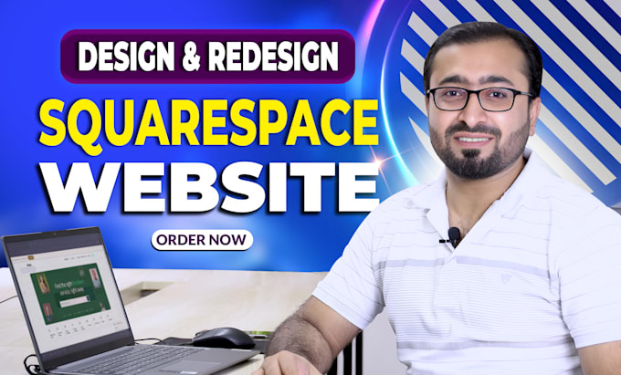 Gig Preview - Build squarespace website design or redesign, squarespace website development