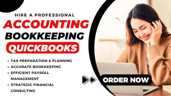 Gig Preview - Do accounting and bookkeeping in quickbooks online, xero, wave, profit and loss