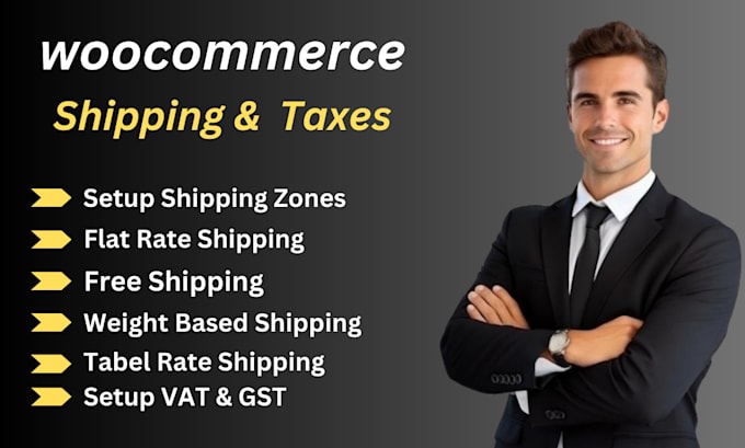 Gig Preview - Setup woocommerce shipping, taxes and dynamic pricing rules