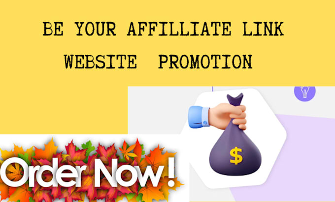 Gig Preview - Promote your affiliate link website, product clikbank