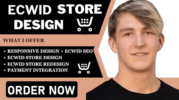 Gig Preview - Create ecwid ecommerce store ecwid store design ecwid SEO ecwid store redesign