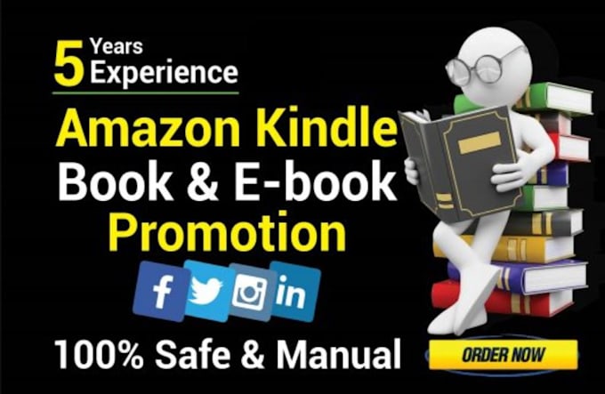 Gig Preview - Amazon kindle book promotion and book marketing