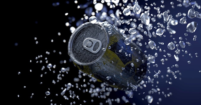 Gig Preview - Do 3d soda can animation 3d bottle 3d product 3d beverage shopify video ads cgi