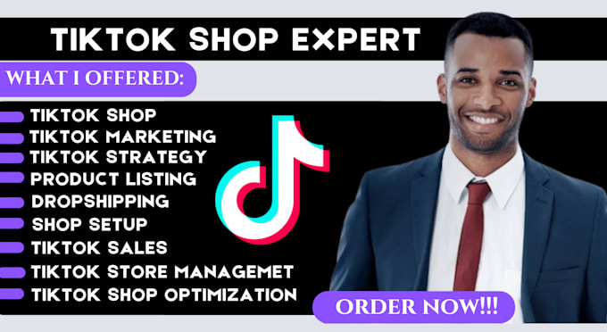 Bestseller - tiktok shop marketing tiktok ads tiktok dropshipping setup tiktok shop printify