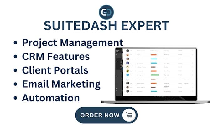 Gig Preview - Manage your suitedash dashboard, CRM, workflows, client portal