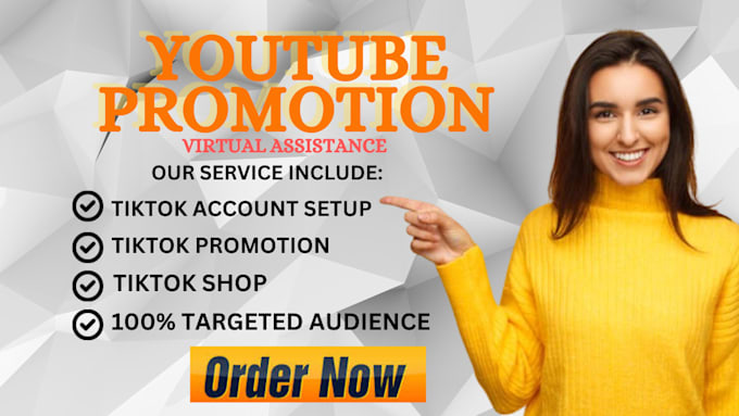 Bestseller - do youtube promotion virtual assistance and US utube manager